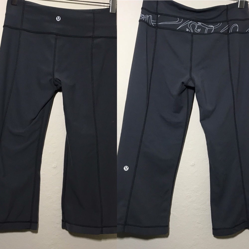 Lululemon Reversible Workout Capris  SZ 4